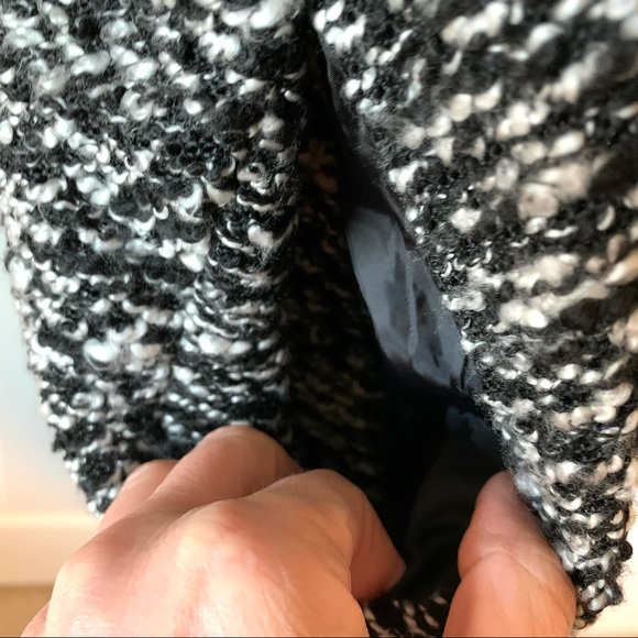 BLACK RAINN Cozy Tweed-Like Fuzzy Oversized Open Cardigan Coat—SZ. Medium - Picture 15 of 15